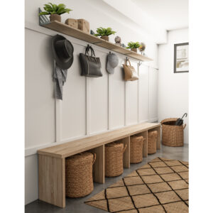 SEAGRASS ΚΑΛΑΘΙ ΜΕ ΚΑΠΑΚΙ SET 2ΤΜΧ 44x44x45 SEAGRASS ΦΥΣΙΚΟ