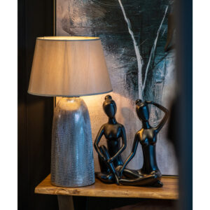 ARGENT ΦΩΤΙΣΤΙΚΟ ΕΠΙΤΡΑΠΕΖΙΟ 40x40x67 ΚΕΡΑΜΙΚΟ ΑΣΗΜΙ ΛΕΥΚΟ ΥΦΑΣΜΑ