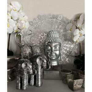 BUDAI ΔΙΑΚΟΣΜΗΤΙΚΟ ΒΟΥΔΑΣ 18x19x42 POLYRESIN ΑΣΗΜΙ
