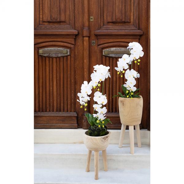 TREPIED DECO ΚΑΣΠΩ ΣΕ ΒΑΣΗ ΞΥΛΟ D29xH62cm