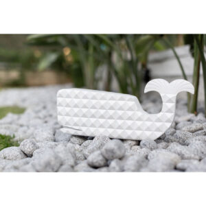 PISTRIS ΔΙΑΚΟΣΜΗΤΙΚΟ ΨΑΡΙ 40x11x18 POLYRESIN ΛΕΥΚΟ