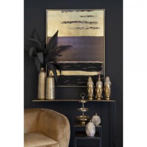 SERVIR STAND 3ΘΕΣΕΩΝ ΑΛΟΥΜΙΝΙΟ ΧΡΥΣΟ D22xH36cm