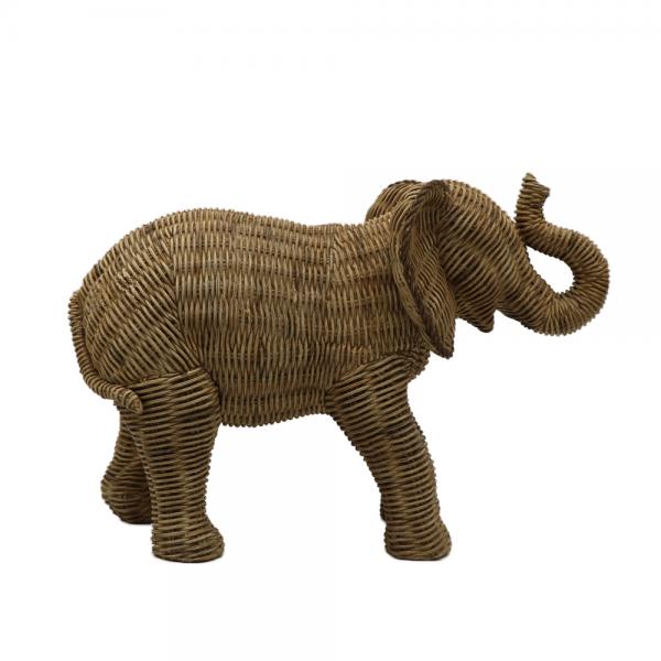JE VEUX DECO ΕΛΕΦΑΝΤΑΣ POLYRESIN ΚΑΦΕ 33,5x13,8xH23cm