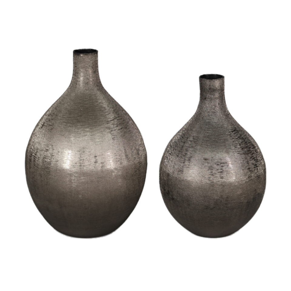 VERGE 1 ΒΑΖΟ 21x21x28 ΑΛΟΥΜΙΝΙΟ SMOKE BLACK