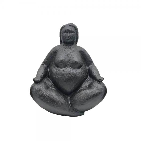 LADY 2 DECO ΦΙΓΟΥΡΑ POLYRESIN ΜΑΥΡΟ 18x14xH20cm