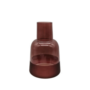 ZEME ΒΑΖΟ 15x15x23.5 ΓΥΑΛΙ ΜΠΟΡΝΤΩ