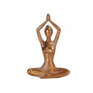 CALM POSE GOLD 2 DECO ΦΙΓΟΥΡΑ POLYRESIN ΧΡΥΣΟ 12,6x7xH19,2cm