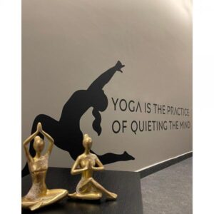 CALM POSE GOLD 2 DECO ΦΙΓΟΥΡΑ POLYRESIN ΧΡΥΣΟ 12,6x7xH19,2cm