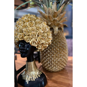 NAEMA 3 ΔΙΑΚΟΣΜΗΤΙΚΗ ΦΙΓΟΥΡΑ 27x15x41 POLYRESIN ΜΑΥΡΟ ΧΡΥΣΟ