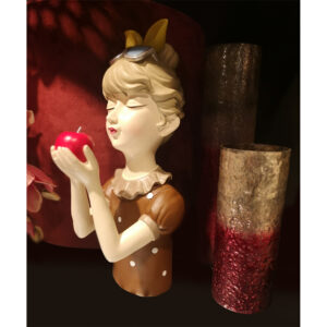 TRAVEL GIRL 7 ΔΙΑΚΟΣΜΗΤΙΚΗ ΦΙΓΟΥΡΑ 18x14x34 POLYRESIN ΠΟΛΥΧΡΩΜΟ
