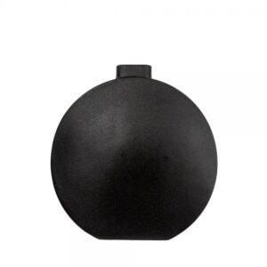 FLAT ΒΑΖΟ ΚΕΡΑΜΙΚΟ ΜΑΥΡΟ SAND 31x4xH32cm
