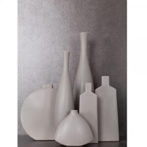 FLAT ΒΑΖΟ ΚΕΡΑΜΙΚΟ ΓΚΡΙ ΜΑΤ 31x4xH32cm