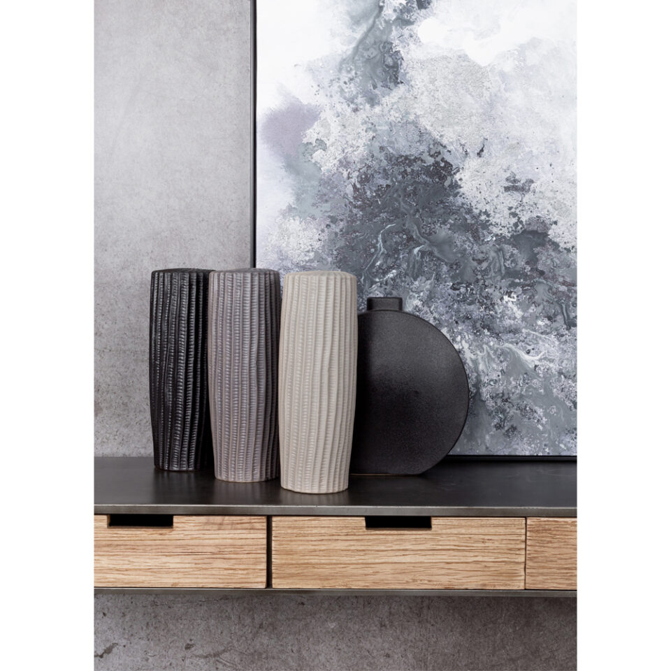 RIGE ΒΑΖΟ 12x12x36 ΚΕΡΑΜΙΚΟ ΑΝΘΡΑΚΙ ΜΑΤ