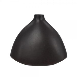 GANGORRA ΒΑΖΟ ΚΕΡΑΜΙΚΟ ΑΝΘΡΑΚΙ ΜΑΤ 20,5x8,5xH18cm