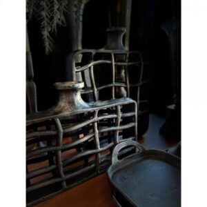 CASALA ΒΑΖΟ ΑΛΟΥΜΙΝΙΟ ΑΣΗΜΙ ΑΝΤΙΚΕ 30x7xH37cm