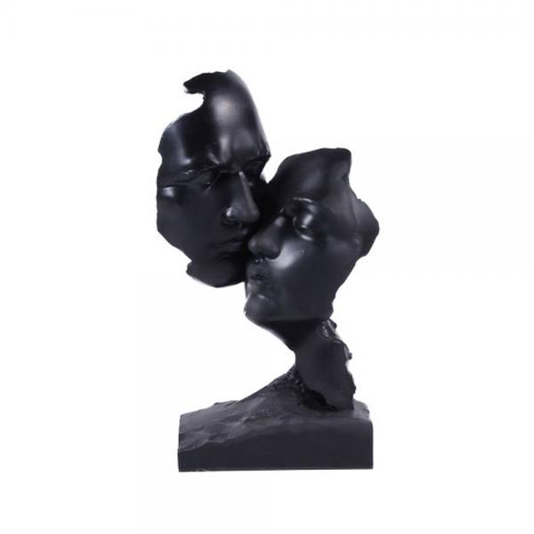 SENTI DECO ΠΡΟΣΩΠΟ POLYRESIN ΜΑΥΡΟ 16,5x8xH29,5cm