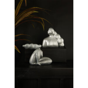 CHEVEU SILVER 2 ΔΙΑΚΟΣΜΗΤΙΚΗ ΦΙΓΟΥΡΑ 24x10x17 POLYRESIN ΑΣΗΜΙ