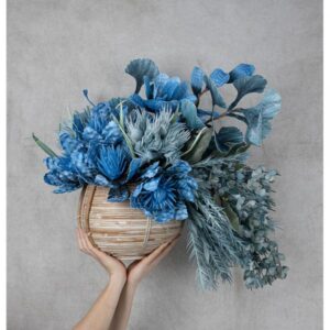 OCEANO 13 ΤΕΧΝΗΤΟ ΛΟΥΛΟΥΔΙ EVA FOAM AQUA ΜΠΛΕ H113cm