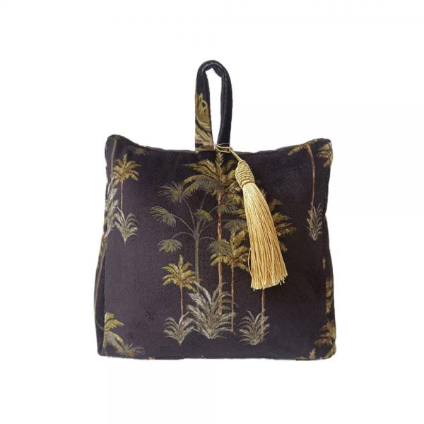 PALM FOREST DECO DOOR STOPPER POLYESTER ΠΟΛΥΧΡΩΜΟ 18x10xH17cm