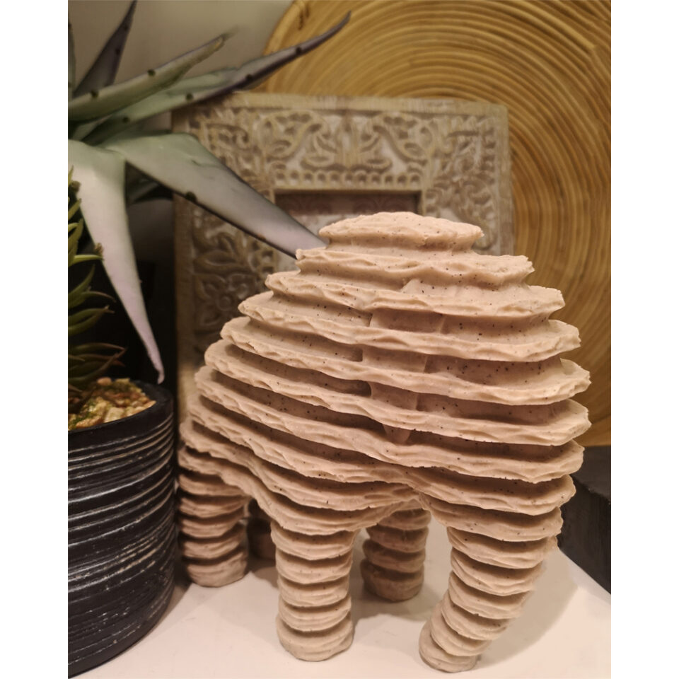 PAIDO ΔΙΑΚΟΣΜΗΤΙΚΟ ΕΛΕΦΑΝΤΑΣ 18x10x16 POLYRESIN ΓΚΡΙ