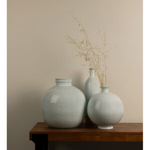 ICE AGE ΒΑΖΟ 32x32x35 ΑΝΑΚΥΚΛΩΜΕΝΟ ΓΥΑΛΙ ΛΕΥΚΟ