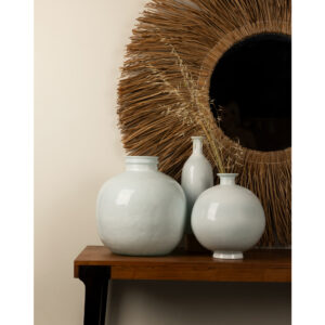 ICE AGE ΒΑΖΟ 32x32x35 ΑΝΑΚΥΚΛΩΜΕΝΟ ΓΥΑΛΙ ΛΕΥΚΟ