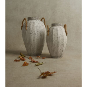 CUPI ΒΑΖΟ 26x26x41 ΜΕΤΑΛΛΟ ΛΕΥΚΟ