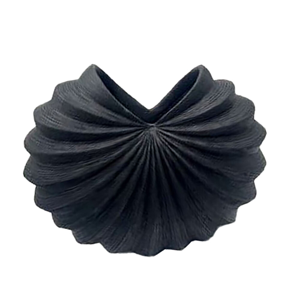 GALLINA NOIR ΒΑΖΟ POLYRESIN ΜΑΥΡΟ ΜΑΤ 36x18xH30,7cm