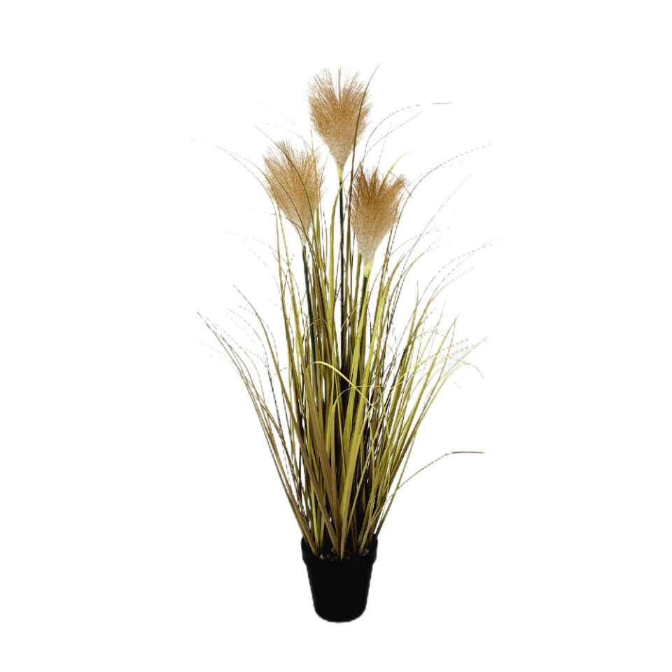 GRASS ΦΥΤΟ ΤΕΧΝΗΤΟ ΣΕ ΓΛΑΣΤΡΑ 85 PVC ΠΡΑΣΙΝΟ ΚΑΦΕ ΜΠΕΖ