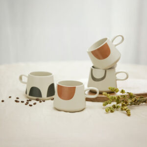 SCANDI ΚΟΥΠΑ 8x8x8 NEW BONE CHINA ΛΕΥΚΟ ELEPHANT
