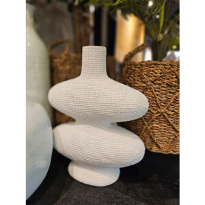 RANDI ΒΑΖΟ 32x15x39 POLYRESIN ΛΕΥΚΟ