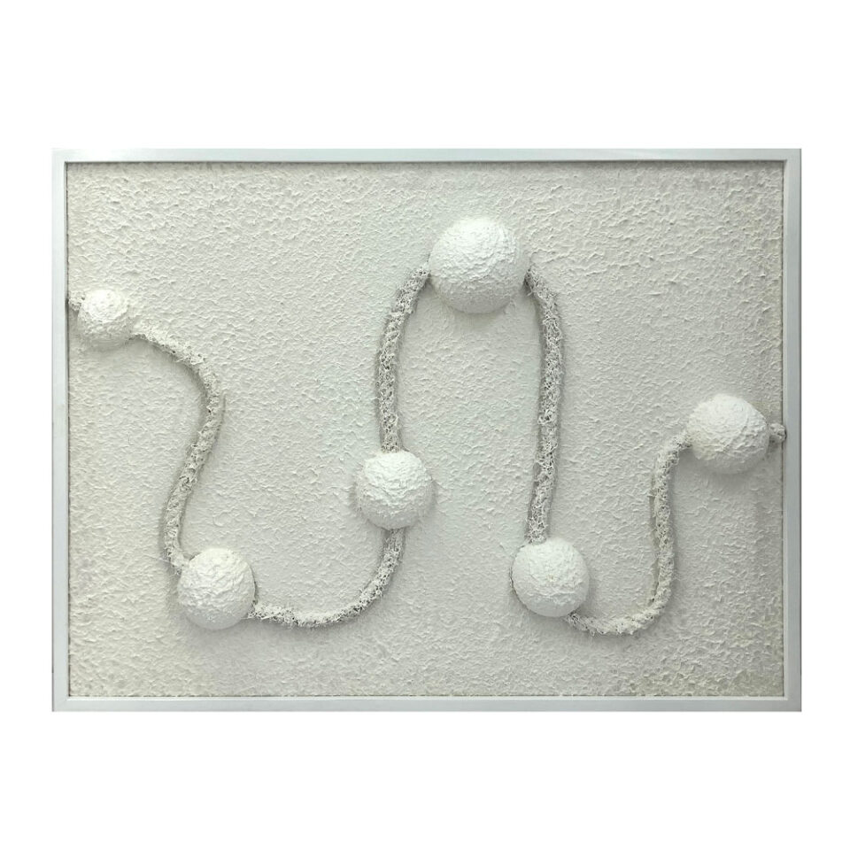 WHITE CLOUDS ΠΙΝΑΚΑΣ ΔΙΑΚΟΣΜΗΣΗΣ 80x60x7cm ΞΥΛΟ ΛΕΥΚΟ ΛΕΥΚΟ
