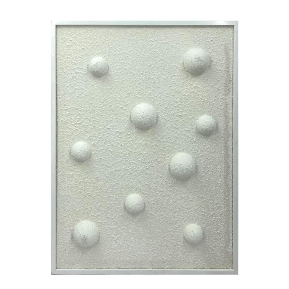 WHITE CLOUDS ΠΙΝΑΚΑΣ ΔΙΑΚΟΣΜΗΣΗΣ 60x80x6cm ΞΥΛΟ ΛΕΥΚΟ ΛΕΥΚΟ