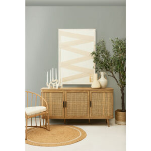 AEGEAN ΒΑΖΟ 21x21x35 STONEWARE ΜΠΕΖ