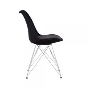 CROWN ΚΑΡΕΚΛΑ ΜΑΥΡΟ 48x55xH83cm