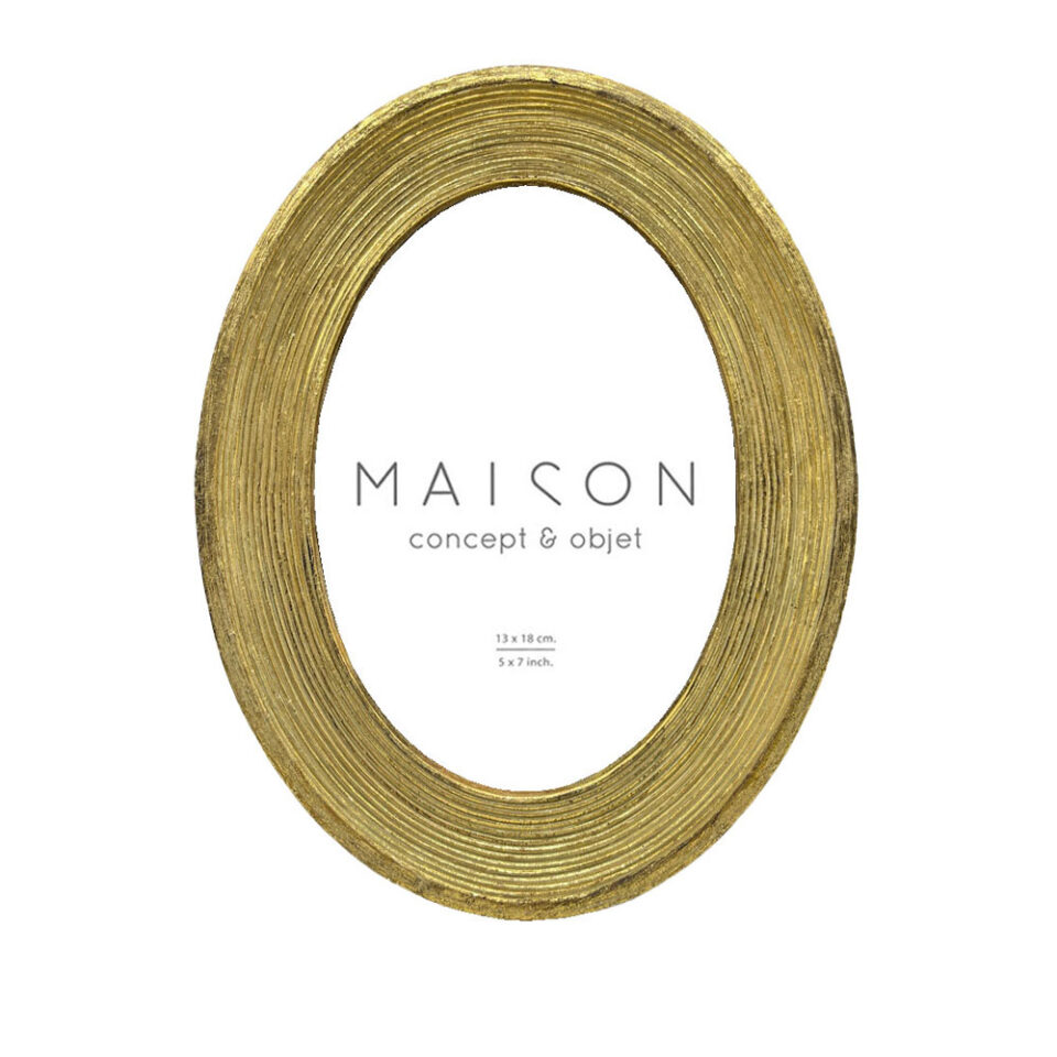 VALENS ΚΟΡΝΙΖΑ 18x2x23 POLYRESIN ΧΡΥΣΟ ΓΥΑΛΙ