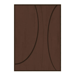 CARNELIAN ΠΙΝΑΚΑΣ ΔΙΑΚΟΣΜΗΣΗΣ 80x120x4 ΚΑΜΒΑΣ ΚΑΦΕ PVC ΦΥΛΛΟ ΚΑΦΕ