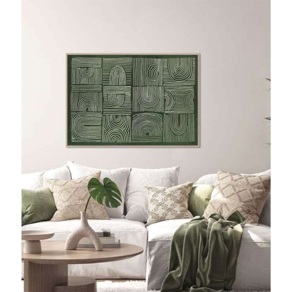 TUPIK ΠΙΝΑΚΑΣ ΔΙΑΚΟΣΜΗΣΗΣ 100x140x4 ΚΑΜΒΑΣ ΠΡΑΣΙΝΟ ΜΠΕΖ ΞΥΛΟ ΦΥΣΙΚΟ