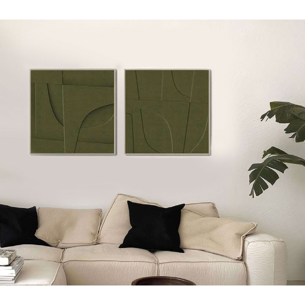 ACETE ΠΙΝΑΚΑΣ ΔΙΑΚΟΣΜΗΣΗΣ 77x77x4 MDF ΛΑΔΙ PVC ΦΥΛΛΟ ΦΥΣΙΚΟ