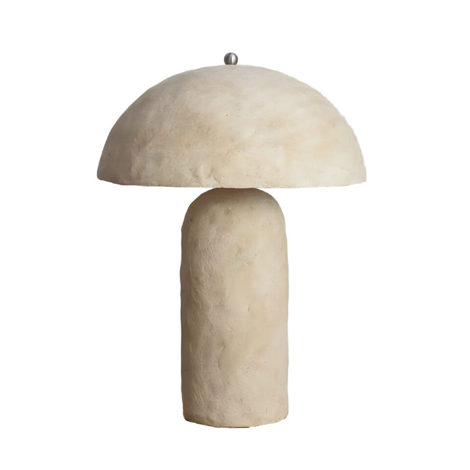 ASHER ΦΩΤΙΣΤΙΚΟ ΕΠΙΤΡΑΠΕΖΙΟ PAPER MACHE ΜΠΕΖ 14x14x50