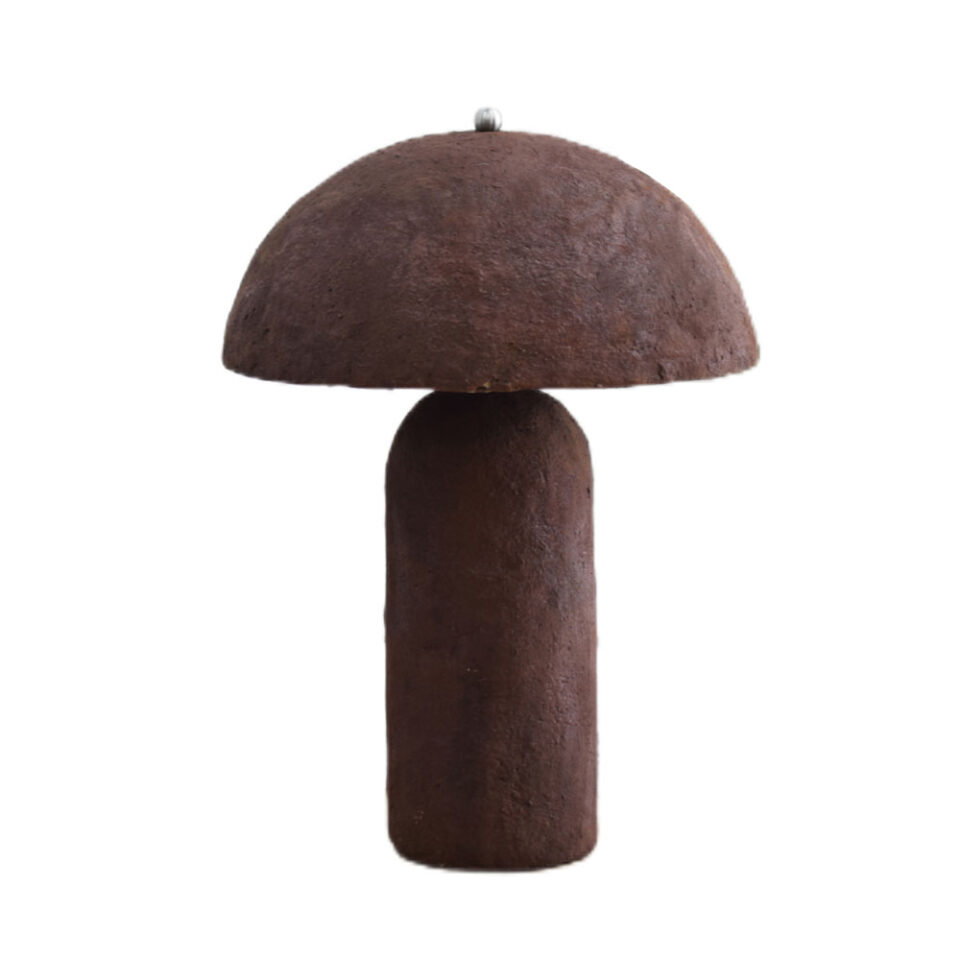 ASHER ΦΩΤΙΣΤΙΚΟ ΕΠΙΤΡΑΠΕΖΙΟ PAPER MACHE ΚΑΦΕ 14x14x50