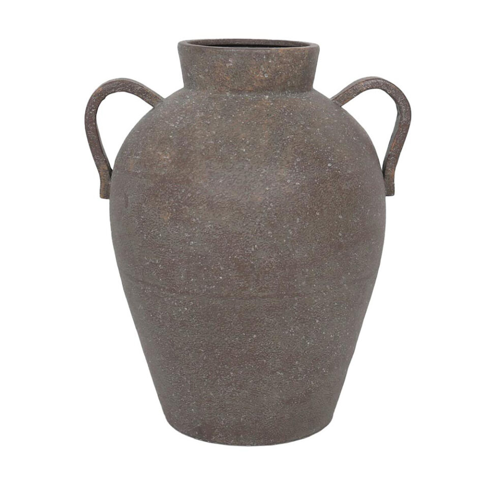 HYDRA ΒΑΖΟ ΜΕΤΑΛΛΟ ΓΚΡΙ 30x26x35