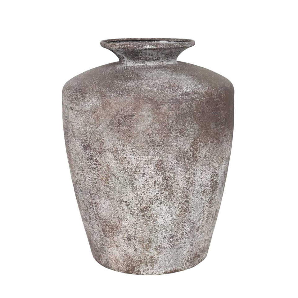 DIROS ΒΑΖΟ ΜΕΤΑΛΛΟ ΚΑΦΕ ΛΕΥΚΟ 25x25x32