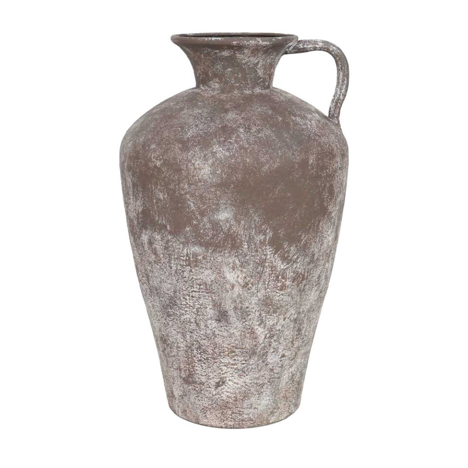 DIROS ΒΑΖΟ ΜΕΤΑΛΛΟ ΚΑΦΕ ΛΕΥΚΟ 25x25x42