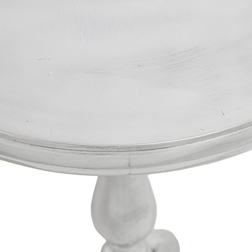 ELA SIDE TABLE ΑΣΗΜΙ 36x36x61