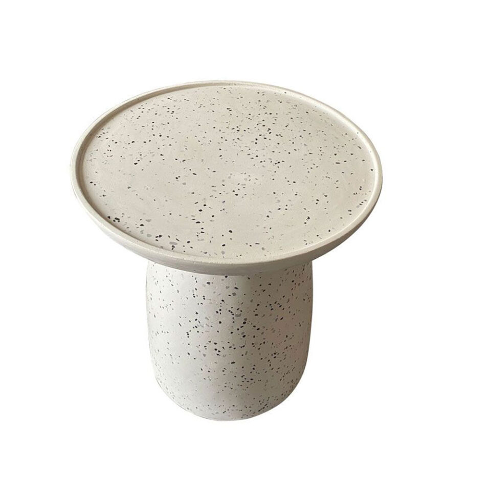MOSAIC 3 SIDE TABLE TERRAZZO 40x40x45cm