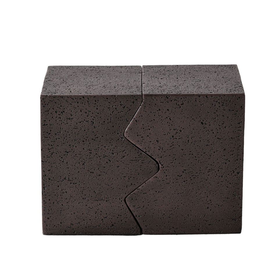 ABRACO SIDE TABLE SET 2ΤΕΜ MOCCA 60x30x46