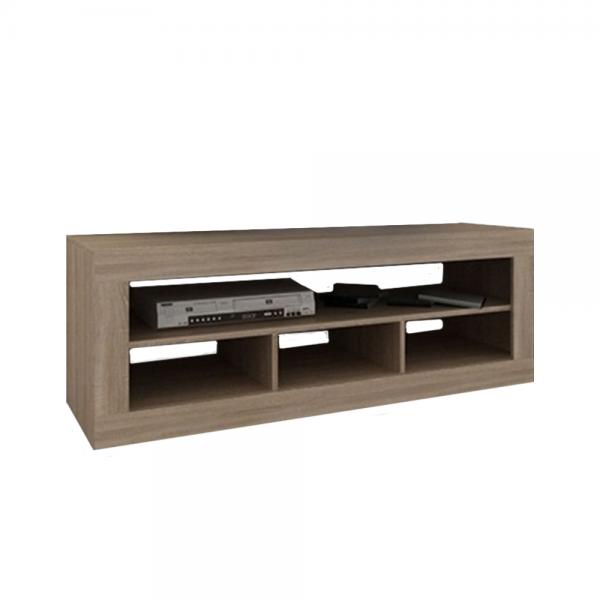 SORISSO TV STAND SONOMA ΣΚΟΥΡΟ 131x47xH47cm