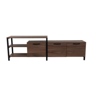 RAM TV STAND ΚΑΡΥΔΙ ΜΑΥΡΟ 180x35x55