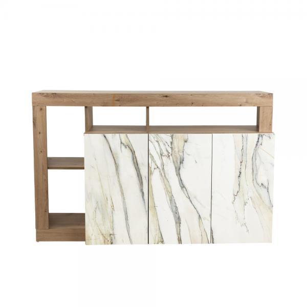 TUNUSIA ΜΠΟΥΦΕΣ ARTISAN OAK TUNUSIA ΜΑΡΜΑΡΟ 146x42xH93cm